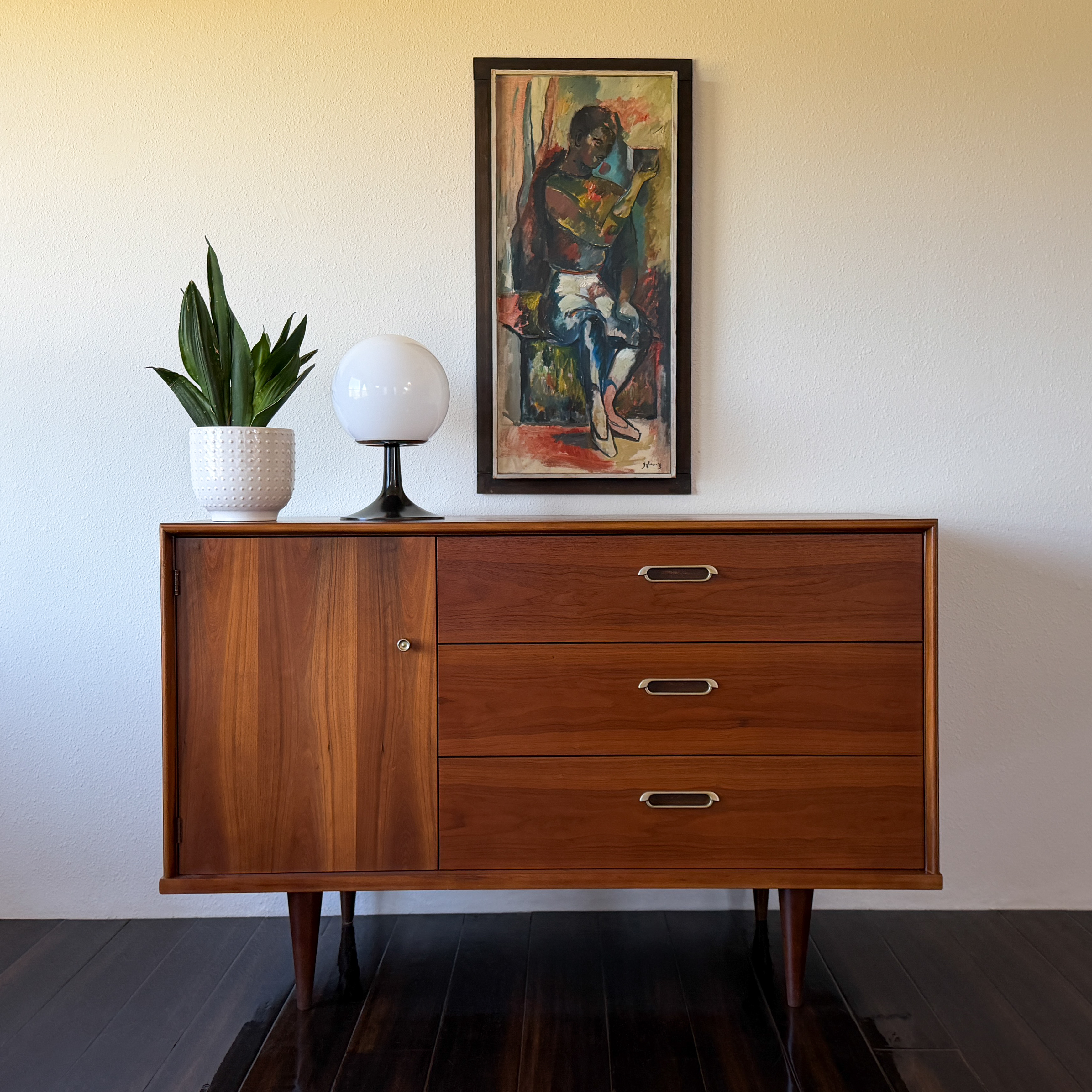 B.P.John Furniture vintage 片袖デスク 1967年製 John Furniture BP